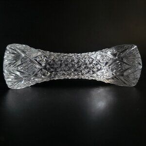 Antique French Victorian Glass Master Knife Rest, Antique Table Setting